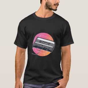 Retro-Musik-Kassette 80er 90er Jahre Vintage-Grafi T-Shirt