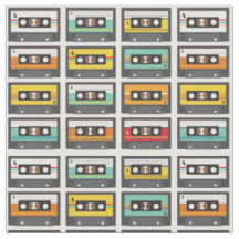 Retro-Musik-Kassette-Mix-Tape-Muster