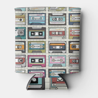 Retro-Musik-Kassette: Nostalgisches Symbol Dosenkühler