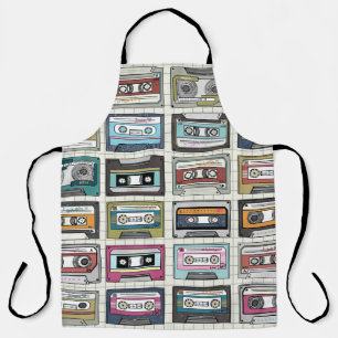 Retro-Musik-Kassette: Nostalgisches Symbol Schürze