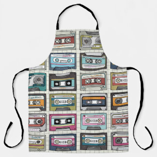 Retro-Musik-Kassette: Nostalgisches Symbol Schürze