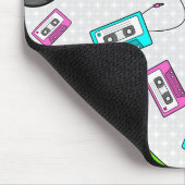Retro Musik-Muster Mousepad (Ecke)