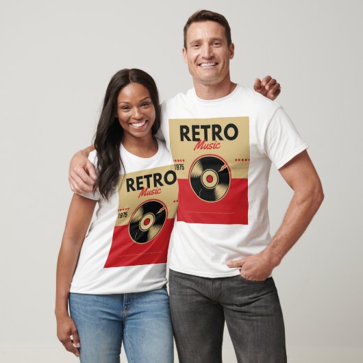 Retro-Musik T-Shirt (Unisex)