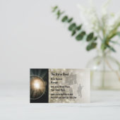 Retro-Musikband Visitenkarte (Stehend Vorderseite)