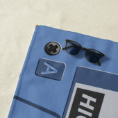 retro Musikkassette des 80ers (mixtape) Strandtuch (Beispiel)