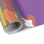 Retro-Musikobjekte Geschenkpapier (Rolleneckpunkt)