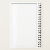 Retro Mustache Barber Shop Termin Buch / Planer (Rückseite)