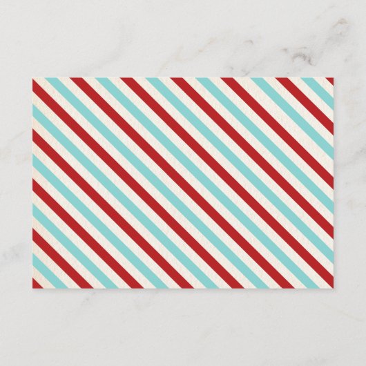 Retro Mustache Little Gentleman Baby Diaper Raffle Begleitkarte (Rückseite)