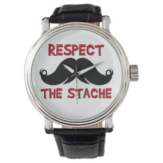 Retro Mustache Mustache Armbanduhr