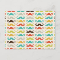 Retro Mustache Muster