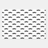 Retro Mustache Vintag Retro Geschenkpapier Set (Vorderseite 2)