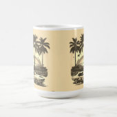 RETRO MUSTANG AUTO-TASSE KAFFEETASSE (Mittel)