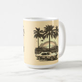 RETRO MUSTANG AUTO-TASSE KAFFEETASSE (VorderseiteRechts)