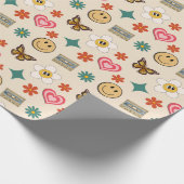 Retro-Muster 01 Geschenkpapier (Ecke)