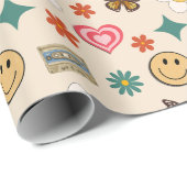 Retro-Muster 01 Geschenkpapier (Rolleneckpunkt)