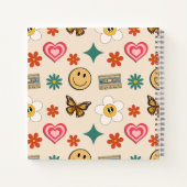 Retro-Muster 01 Notizblock (Rückseite)