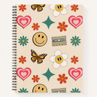 Retro-Muster 01 Notizblock