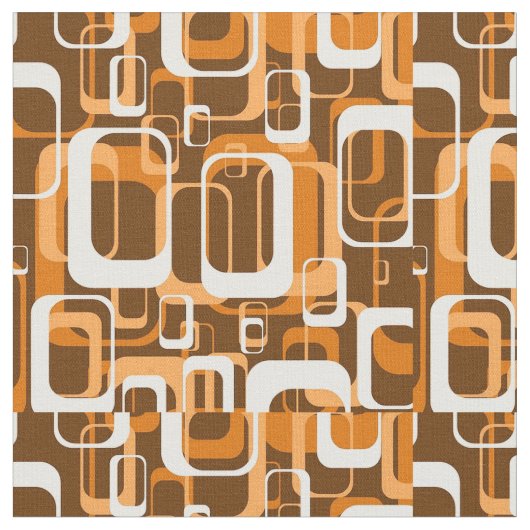 Retro Muster 1971 Stoff (Nahaufnahme)