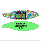 Retro Muster 80er Helles Foto Basketball Ball (Panele)