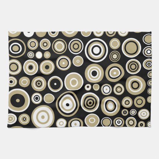 Retro Muster Abstrakt Art - Küchentuch (Horizontal)