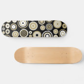 Retro-Muster Abstrakte Kunst - Skateboard (Horizontal)
