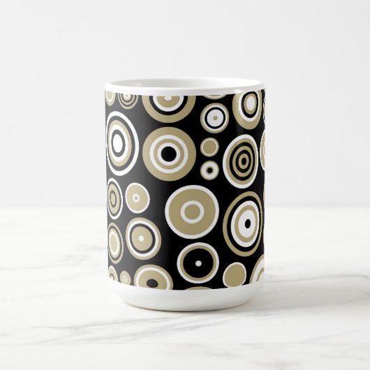 Retro-Muster Abstrakte Kunst - Tasse (Mittel)