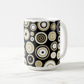 Retro-Muster Abstrakte Kunst - Tasse (VorderseiteRechts)