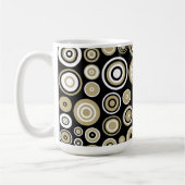Retro-Muster Abstrakte Kunst - Tasse (Links)