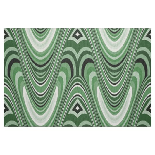 retro Muster der 70er 3B Stoff (Fat Quarter (45,7 x 55,9 cm))