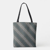 retro Muster der abstrakten Streifen Tasche (Rückseite)