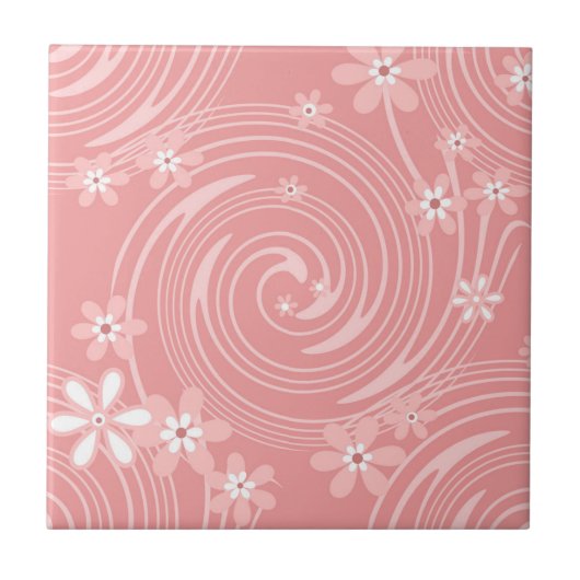 Retro-Muster Fliese (Vorderseite)