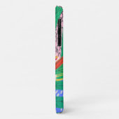 Retro-Muster für Abstrakte boho-Blätter Case-Mate iPhone Hülle (Hinten/Links)