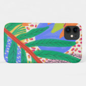 Retro-Muster für Abstrakte boho-Blätter Case-Mate iPhone Hülle (Rückseite (Horizontal))