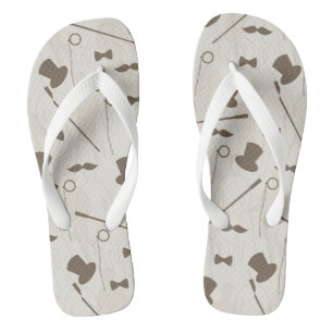 Retro Muster für Mann 2 Badesandalen