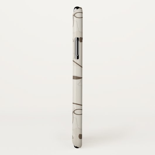 Retro Muster für Mann 2 Case-Mate iPhone Hülle (Hinten/Rechts)