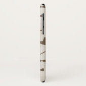 Retro Muster für Mann 2 Case-Mate iPhone Hülle (Hinten/Links)