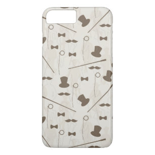 Retro Muster für Mann 2 iPhone 8 Plus/7 Plus Hülle