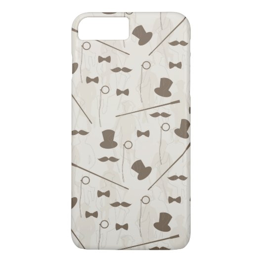 Retro Muster für Mann 2 Case-Mate iPhone Hülle (Rückseite)