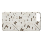 Retro Muster für Mann 2 Case-Mate iPhone Hülle (Rückseite (Horizontal))