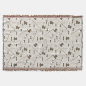 Retro Muster für Mann 2 Decke (Vorderseite)