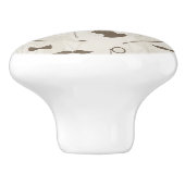 Retro Muster für Mann 2 Keramikknauf (Seitenansicht)