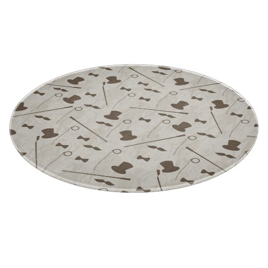 Retro Muster für Mann 2 Schneidebrett (Ecke)