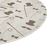 Retro Muster für Mann 2 Schneidebrett (Ecke)