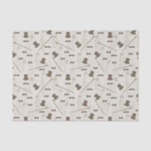 Retro Muster für Mann 2 Seidenpapier (Vorderseite)