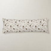 Retro Muster für Mann 2 Seitenschläferkissen (Rückseite)