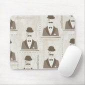 Retro Muster für Mann Mousepad (Mit Mouse)