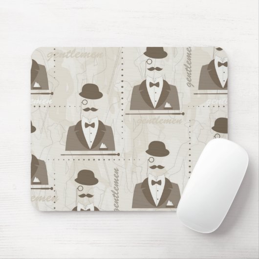 Retro Muster für Mann Mousepad (Mit Mouse)