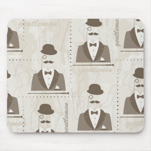 Retro Muster für Mann Mousepad (Vorne)