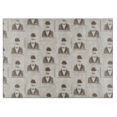 Retro Muster für Mann Schneidebrett (Vorderseite)