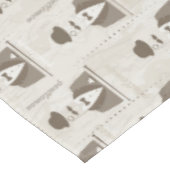 Retro Muster für Mann Tischdecke (Schrägansicht)